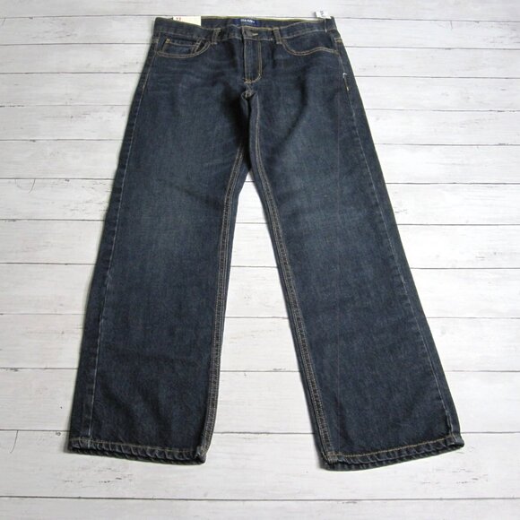 Old Navy Boy's Denim Blue Jeans Size 12 Husky Lot - Picture 3 of 5